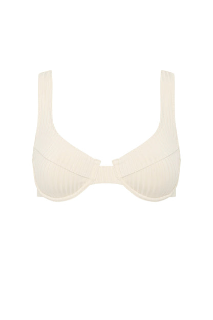 RIB THICK STRAP BRALETTE