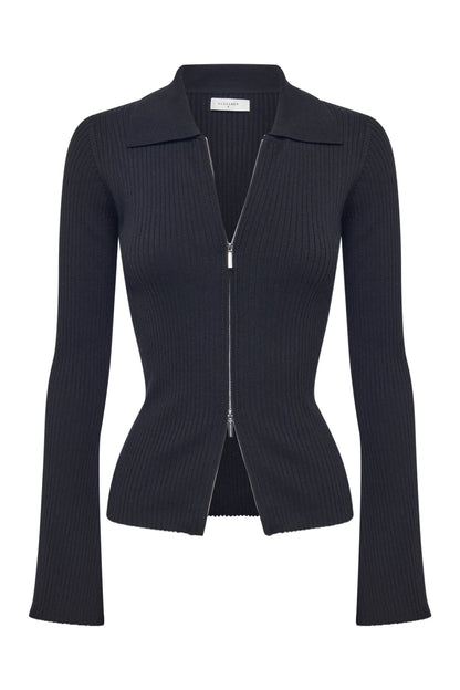 BETINA ZIP FRONT KNIT
