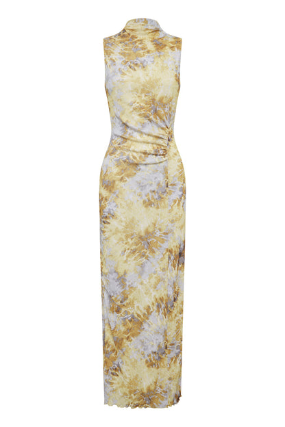 LUMINE MESH MAXI DRESS