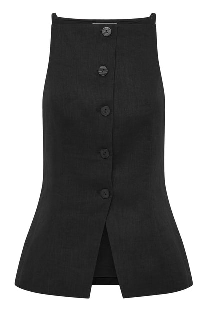LAWRENCE LINEN VEST