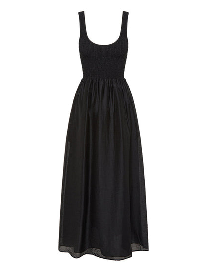 ELIO LINEN MAXI DRESS