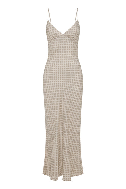 COSMOS CUPRO SLIP DRESS
