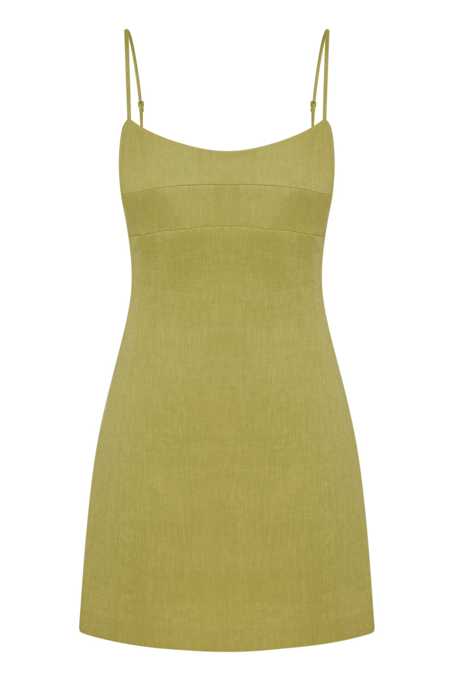 CARMELA LINEN MINI DRESS