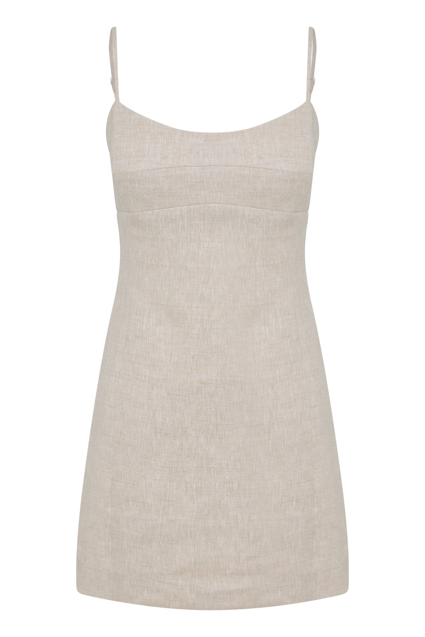 CARMELA LINEN MINI DRESS