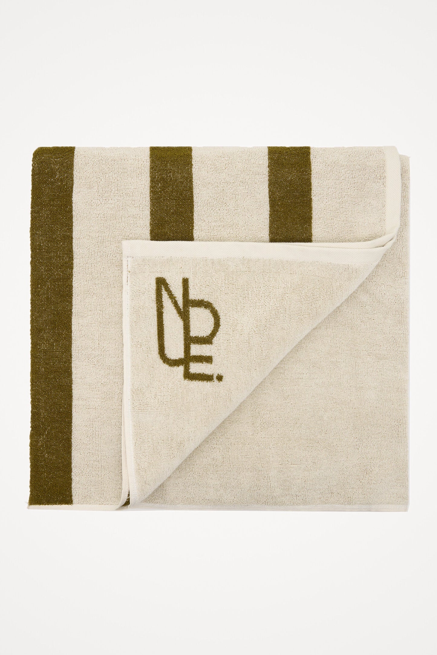 NUDE EMBLEM STRIPE TOWEL
