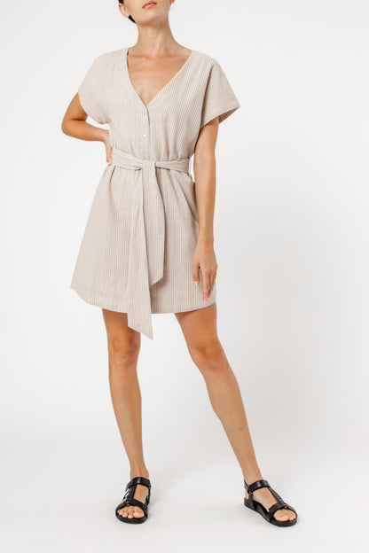 PIPER BUTTON FRONT DRESS