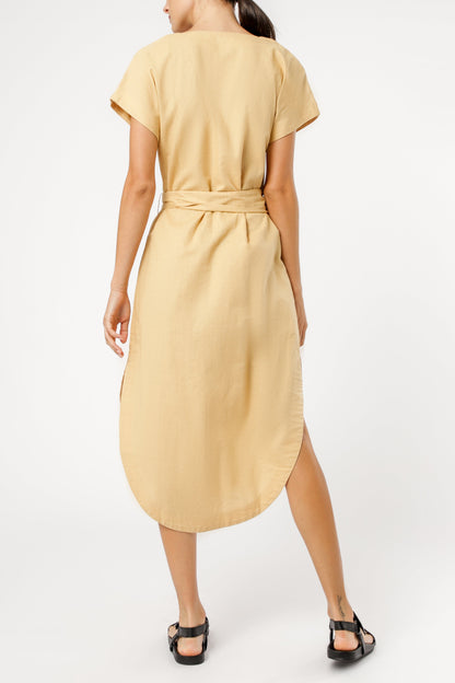 MARLEY LINEN MIDI DRESS