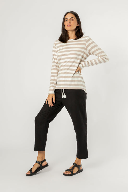 MARLEY LS STRIPE TEE