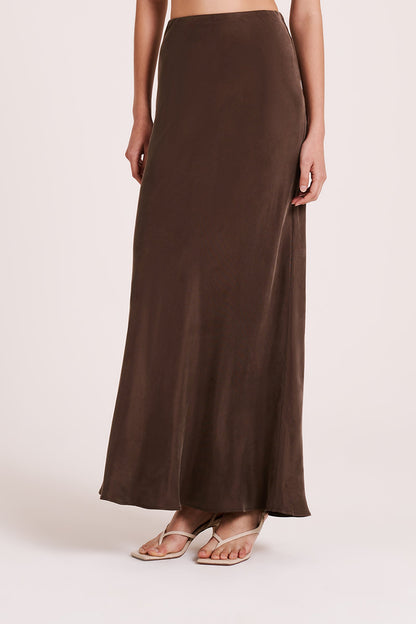 INES CUPRO SKIRT
