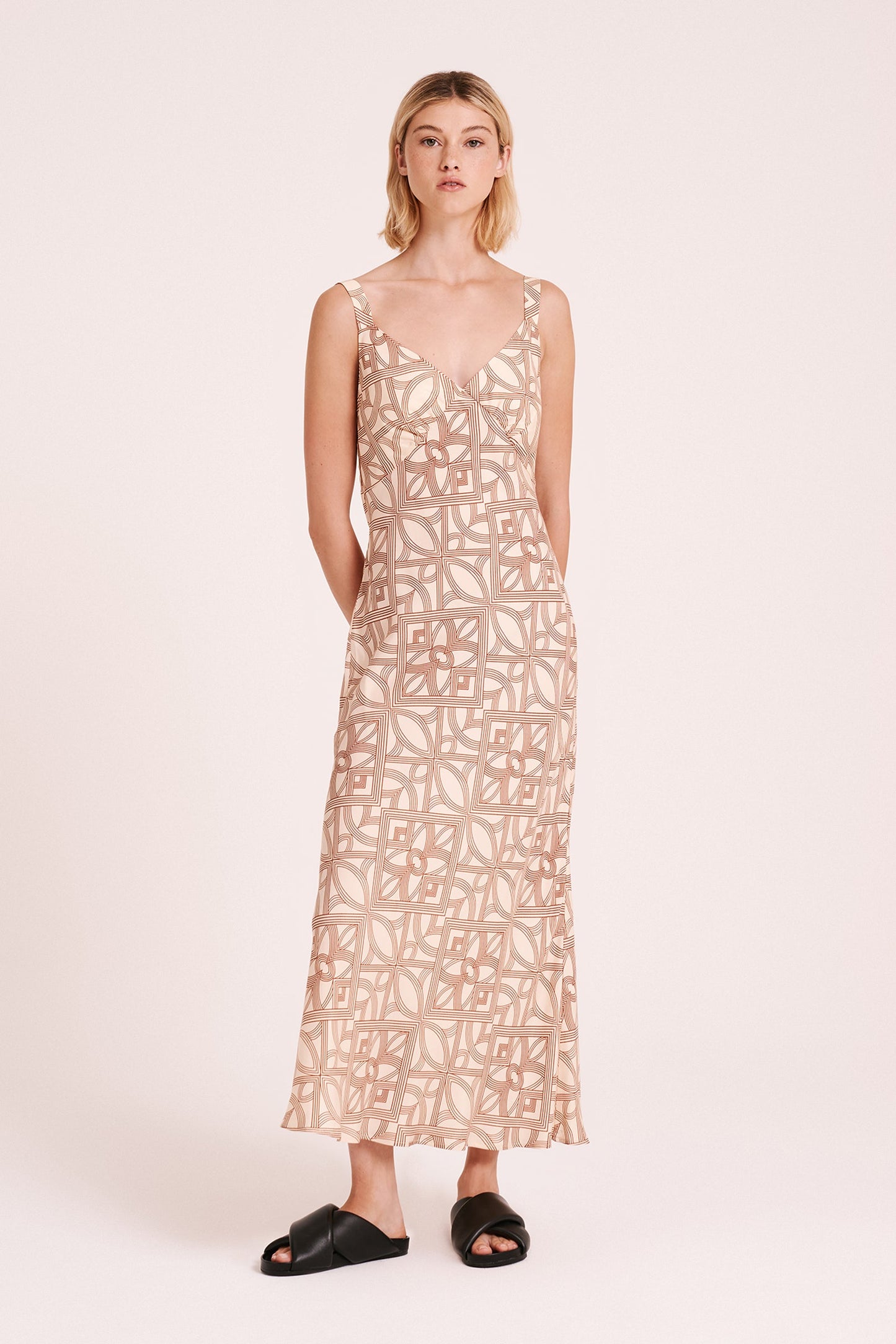 SHANI CUPRO DRESS