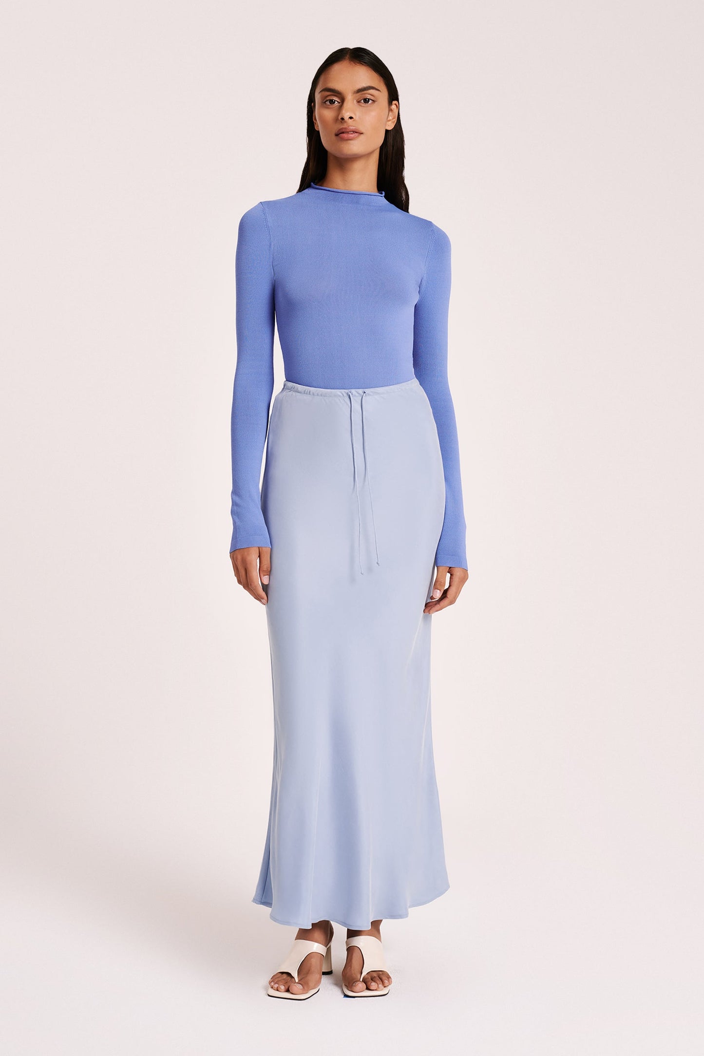 HAYZ CUPRO MAXI SKIRT