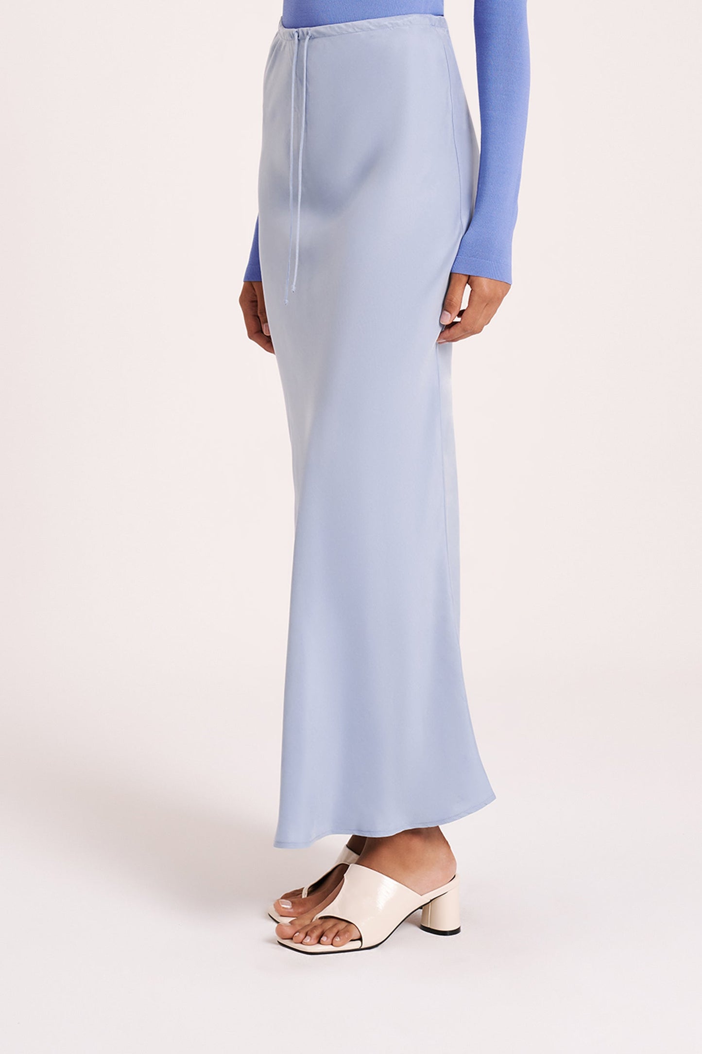 HAYZ CUPRO MAXI SKIRT