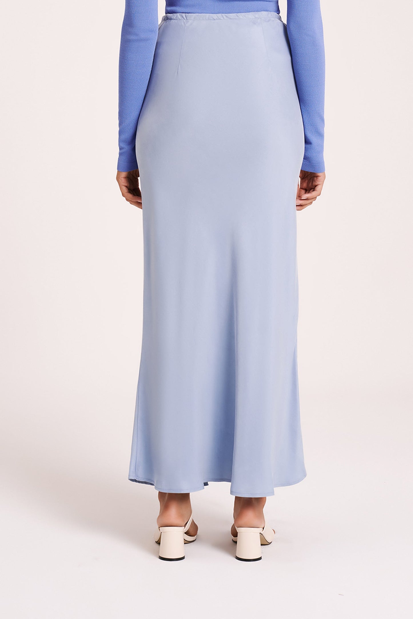 HAYZ CUPRO MAXI SKIRT