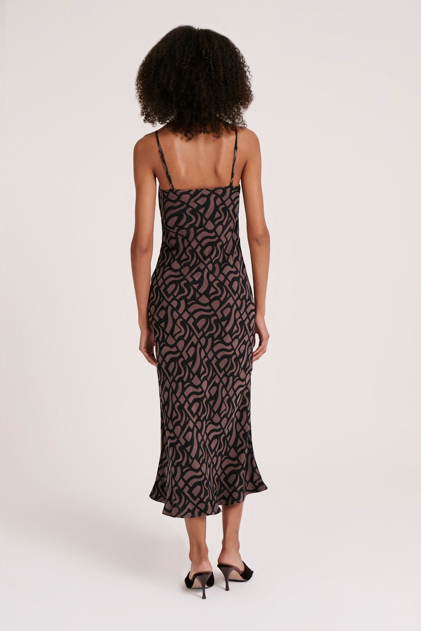 YVES CUPRO SLIP DRESS