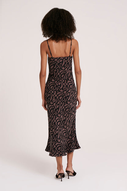YVES CUPRO SLIP DRESS