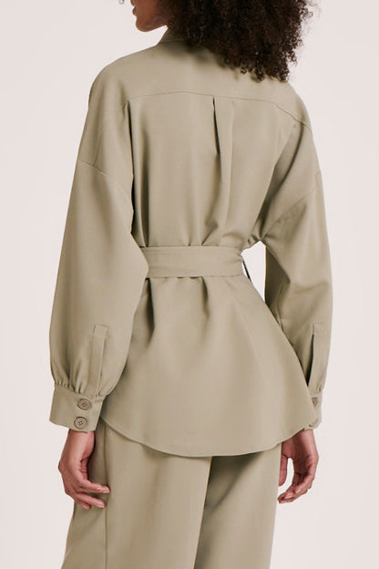 MANON TIE FRONT SHIRT