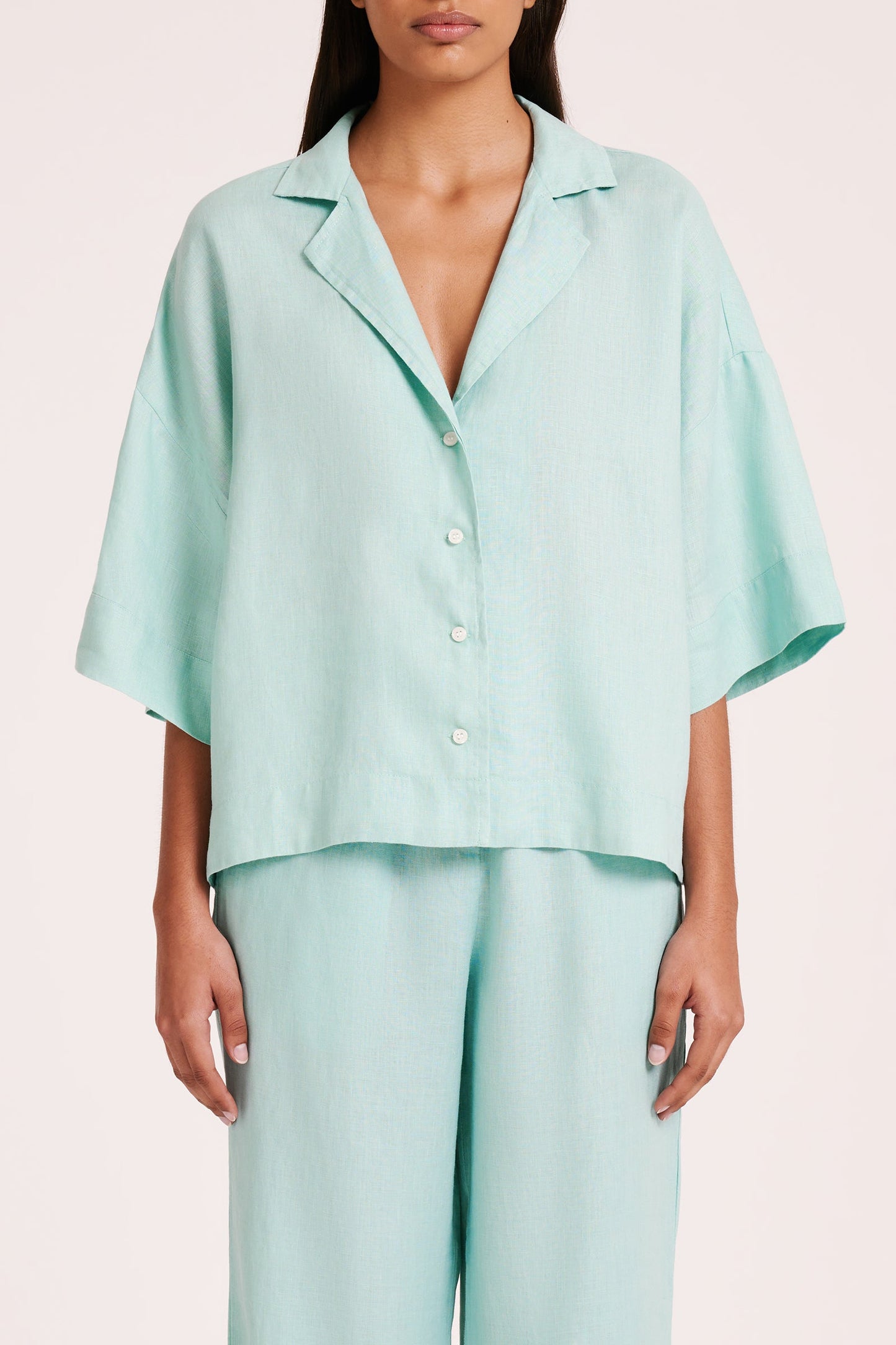 LOUNGE LINEN SHIRT
