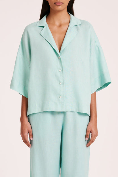 LOUNGE LINEN SHIRT