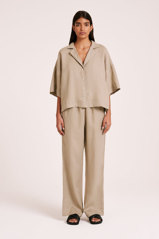LOUNGE LINEN SHIRT