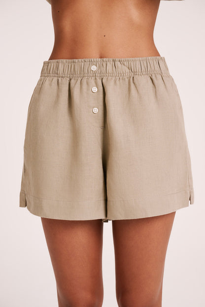 LOUNGE LINEN SHORT