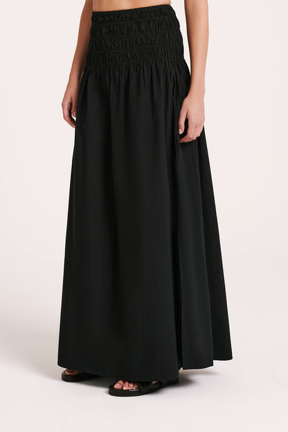OASIS POPLIN MAXI SKIRT