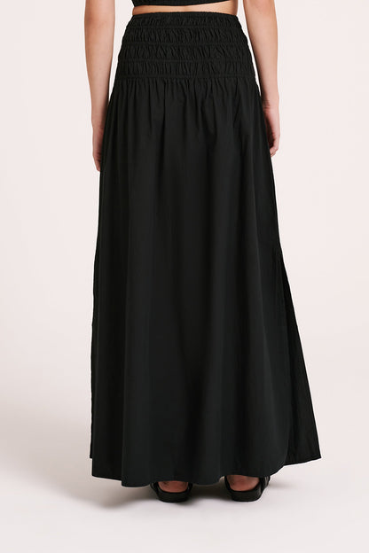 OASIS POPLIN MAXI SKIRT