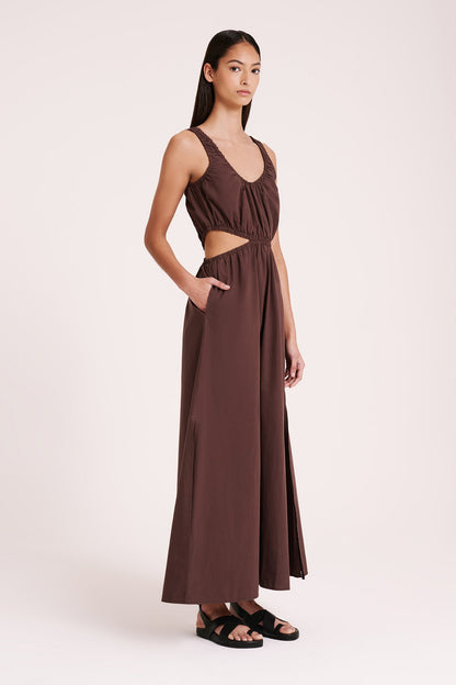 DEA POPLIN MAXI DRESS
