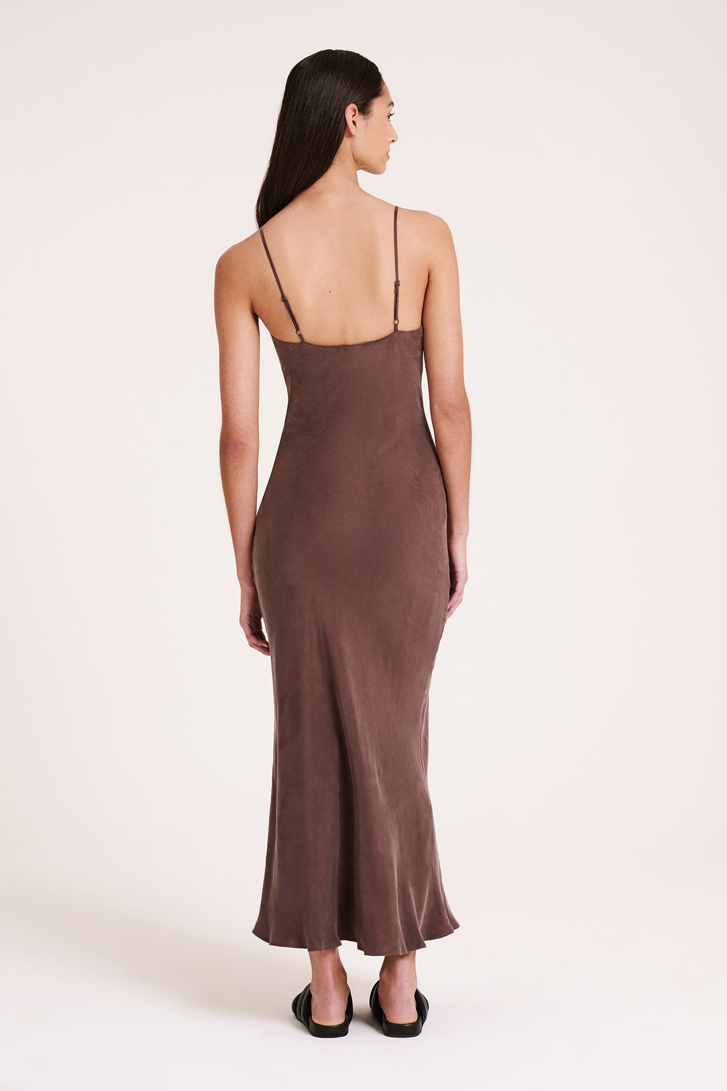 SIA CUPRO SLIP DRESS