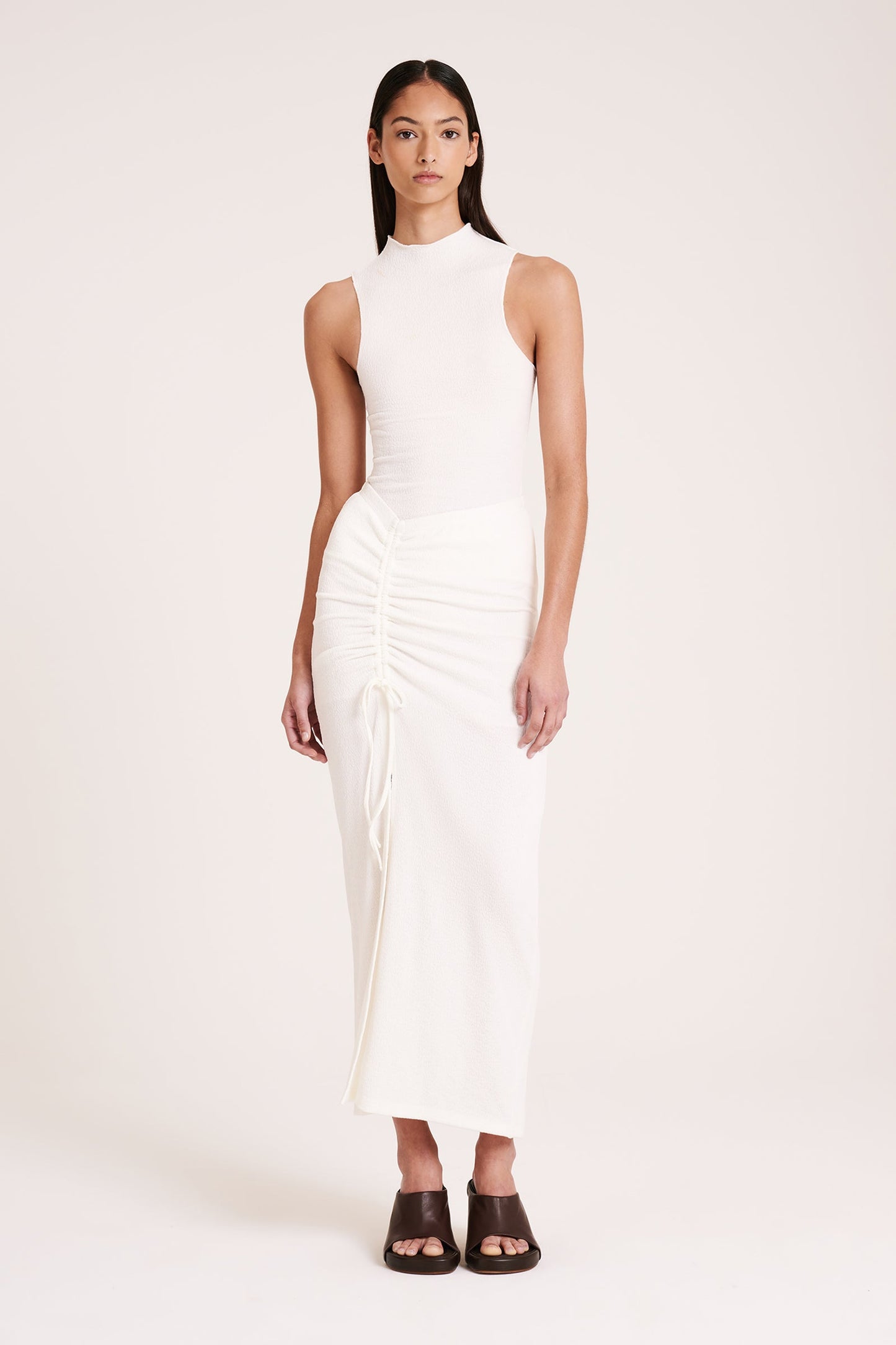 PETA RUCHED SKIRT