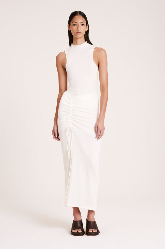 PETA RUCHED SKIRT