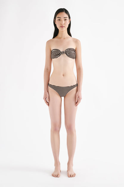 STRIPE CRINKLE KNOT FRONT