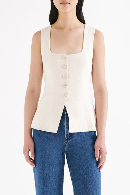 CLIO LINEN VEST