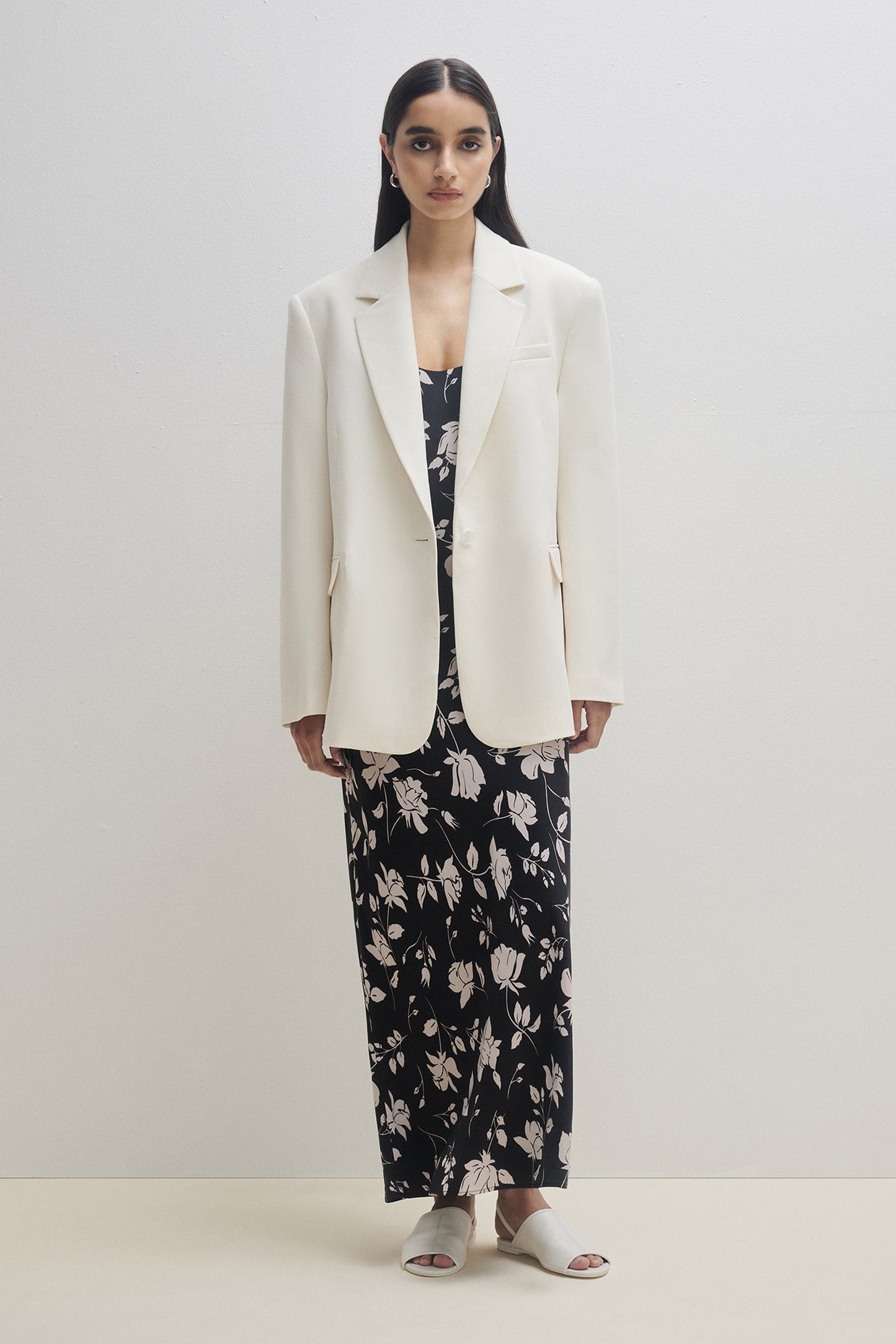 ALBA CUPRO MAXI DRESS
