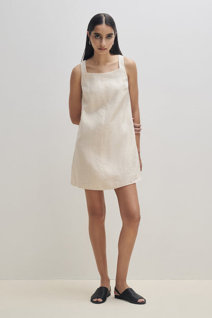 EDEN LINEN MINI DRESS