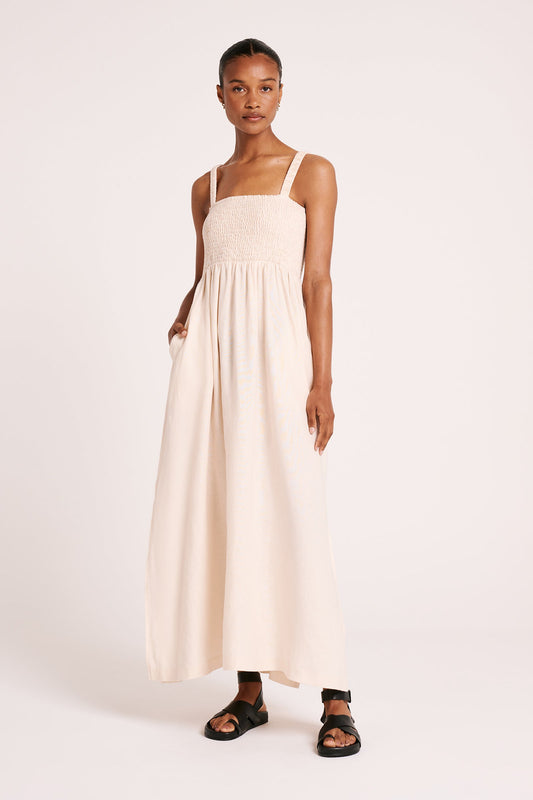 RYNN LINEN MAXI DRESS