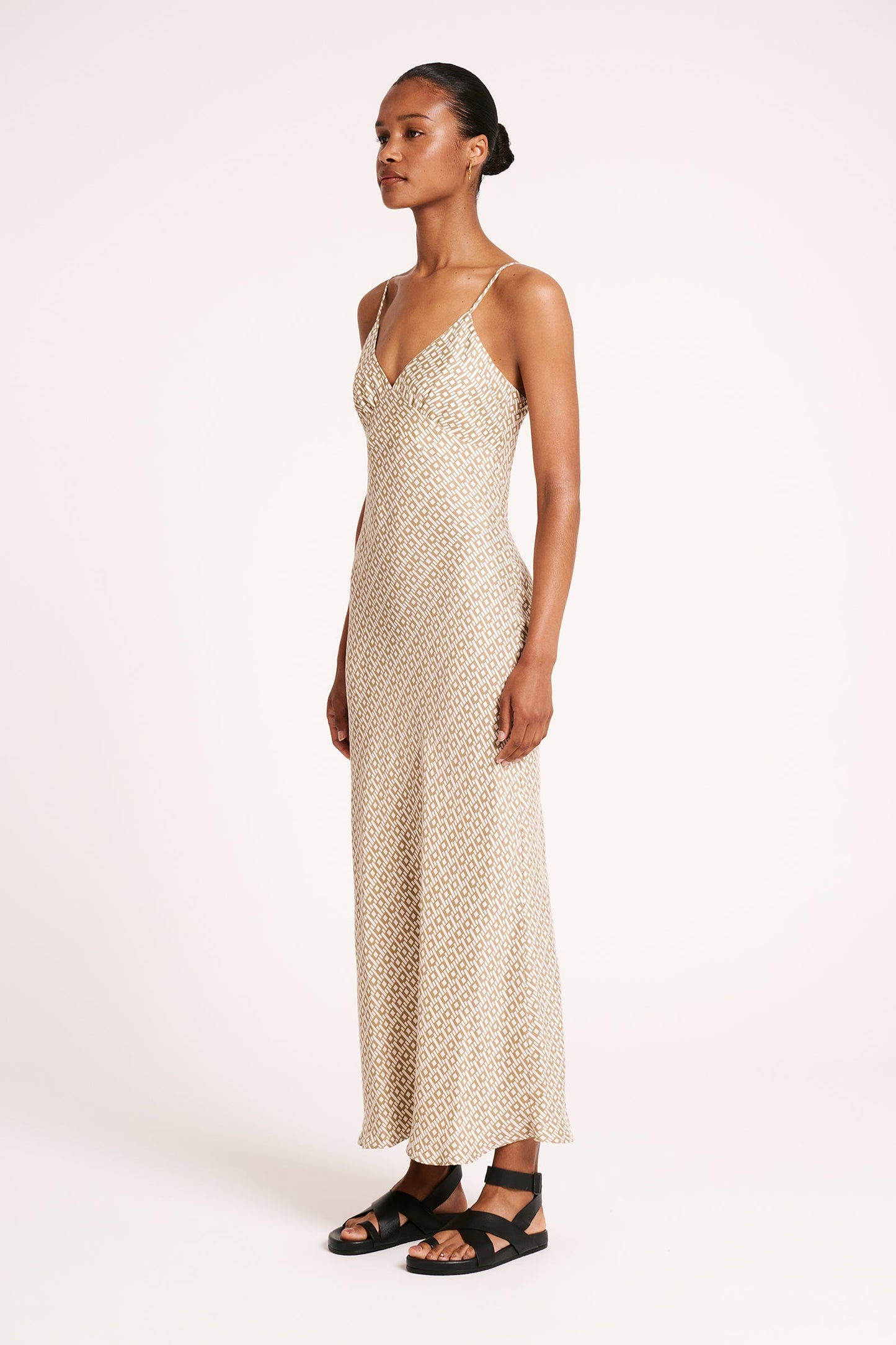 PRIYA CUPRO SLIP DRESS