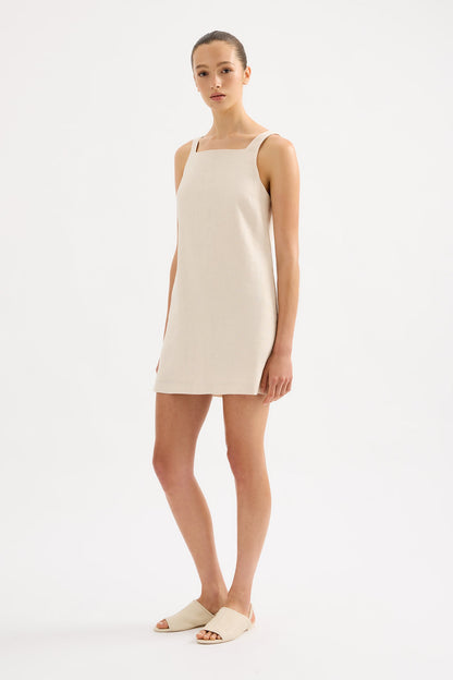 EDEN LINEN MINI DRESS