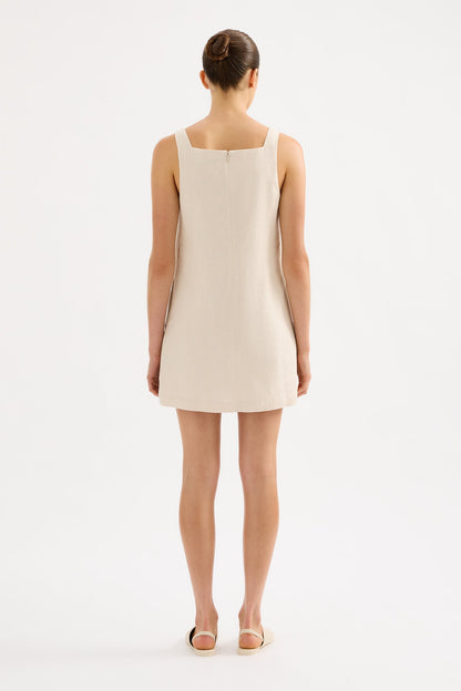 EDEN LINEN MINI DRESS