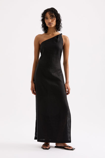 AVERY LINEN MIDI DRESS