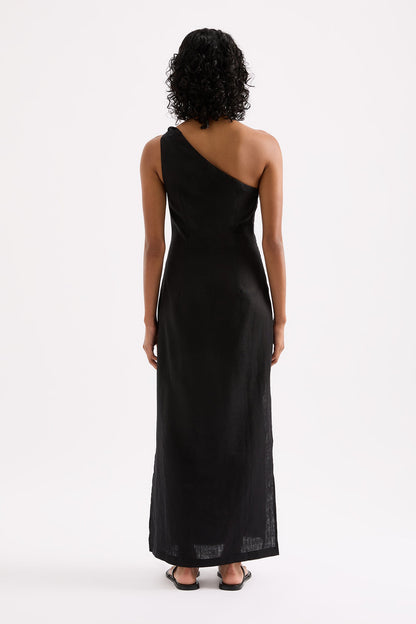 AVERY LINEN MIDI DRESS