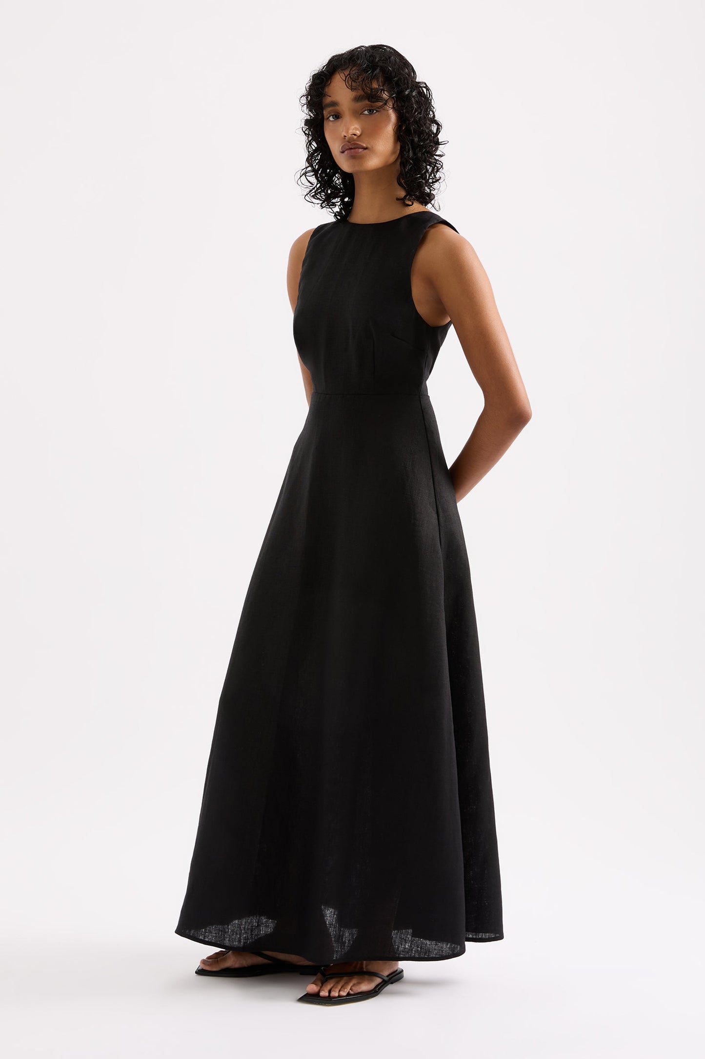GAEL LINEN MAXI DRESS