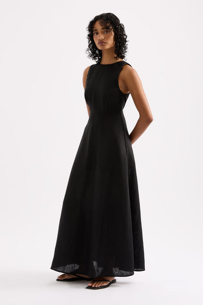 GAEL LINEN MAXI DRESS