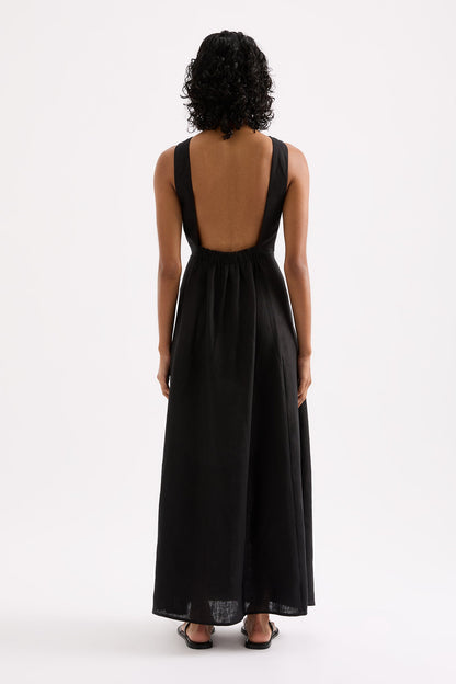 GAEL LINEN MAXI DRESS