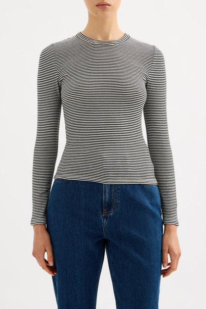 ORGANIC RIB LS TEE