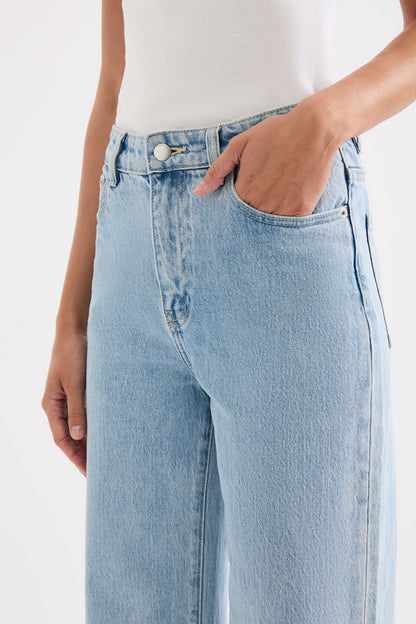 CALI STRETCH WIDE LEG JEAN