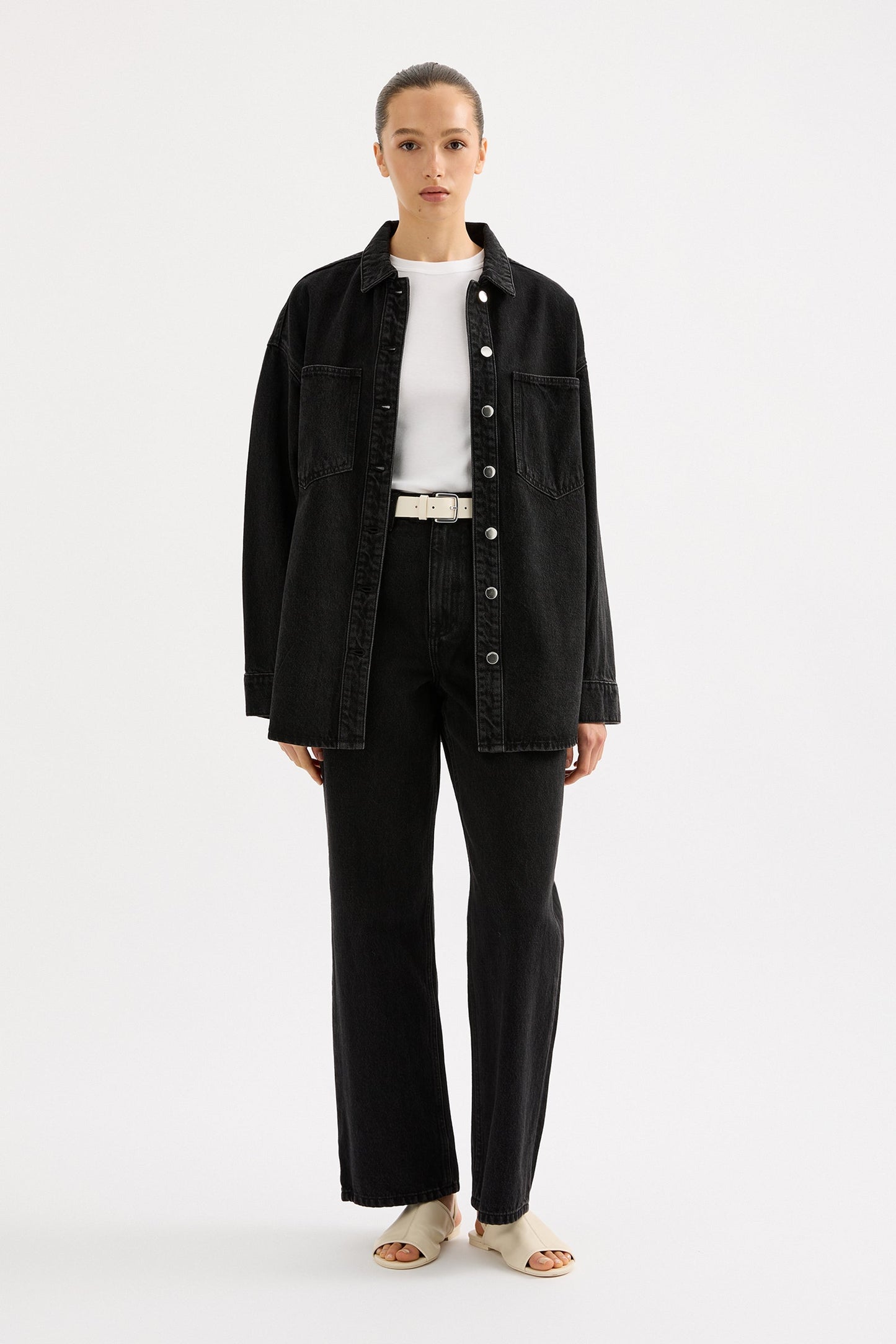 ORGANIC DENIM OVERSHIRT
