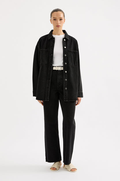 ORGANIC DENIM OVERSHIRT