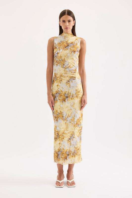 LUMINE MESH MAXI DRESS