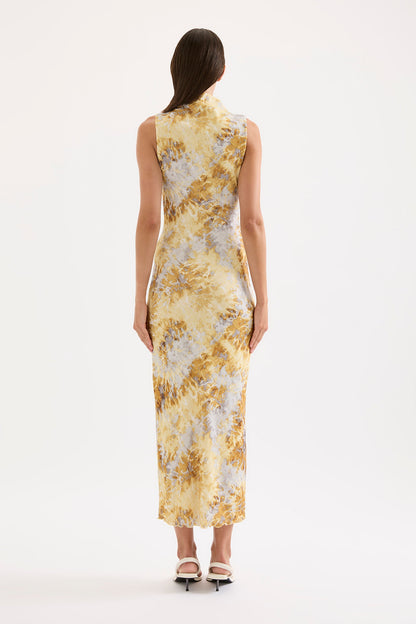 LUMINE MESH MAXI DRESS