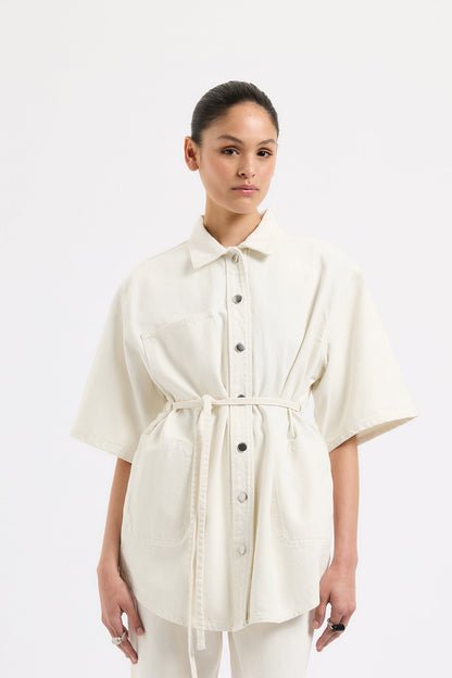 ORGANIC DENIM SHACKET